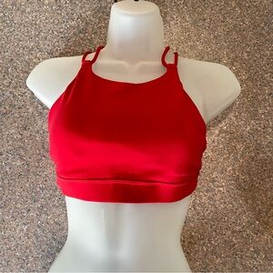 Lululemon red size 6 sports bra